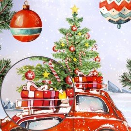 Наклейка для окон двусторонняя, 30х38см "Машинка", глиттер, серебро, ЗОЛОТАЯ СКАЗКА, 592578