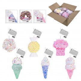 Украшение ёлочное (1шт), "Сладости", 8 см, ассорти 25 дизайнов, ЗОЛОТАЯ СКАЗКА, 592581