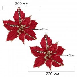 Шары елочные НАБОР 54 предмета "Burgundy Style ", пластик, бордо, ЗОЛОТАЯ СКАЗКА, 592591