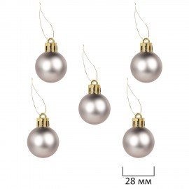 Шары елочные НАБОР 54 предмета "Light Champagne Style ", пластик, шампань, ЗОЛОТАЯ СКАЗКА, 592592