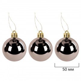 Шары елочные НАБОР 54 предмета "Light Champagne Style ", пластик, шампань, ЗОЛОТАЯ СКАЗКА, 592592