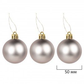 Шары елочные НАБОР 54 предмета "Light Champagne Style ", пластик, шампань, ЗОЛОТАЯ СКАЗКА, 592592