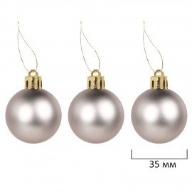 Шары елочные НАБОР 54 предмета "Light Champagne Style ", пластик, шампань, ЗОЛОТАЯ СКАЗКА, 592592