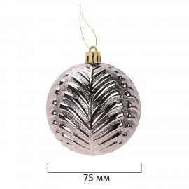 Шары елочные НАБОР 54 предмета "Light Champagne Style ", пластик, шампань, ЗОЛОТАЯ СКАЗКА, 592592