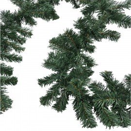Гирлянда хвойная, длина 270 см, диаметр 20 см, "Хмаs Time", ПВХ, ЗОЛОТАЯ СКАЗКА, 592602