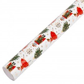 Бумага упаковочная новогодняя НАБОР 3шт "Winter Dreams", С ЭФФЕКТАМИ 70х100см ЗОЛОТАЯ СКАЗКА, 592613