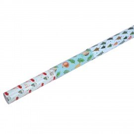 Бумага упаковочная новогодняя НАБОР 3шт "Frosty", С ЭФФЕКТАМИ, 70х100см, ЗОЛОТАЯ СКАЗКА, 592614