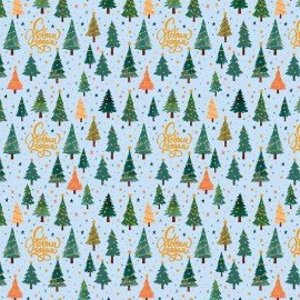 Бумага упаковочная новогодняя НАБОР 3шт "Frosty", С ЭФФЕКТАМИ, 70х100см, ЗОЛОТАЯ СКАЗКА, 592614