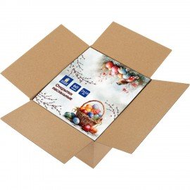 Открытка пасхальная (1шт.), 7х10см "Светлая Пасха", картон, ассорти, ЗОЛОТАЯ СКАЗКА, 592642