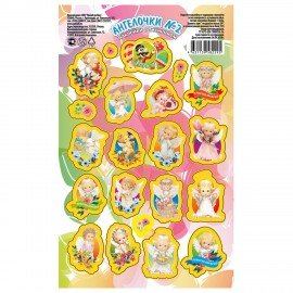 Наклейки пасхальные, "Весенние радости", дизайны ассорти, 0675, 0676, 0684, 0689, 0673