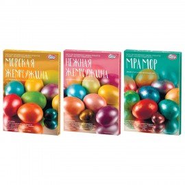 Красители пасхальные для яиц ЖИДКИЕ "Перламутровый блеск" 6 цветов в наборе, ассорти 81481, 81480, 81482