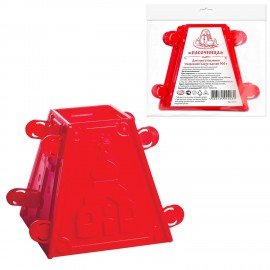 Пасочница пасхальная для приготовления творожной пасхи 900 г, с рецептом, пластик, 36312