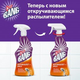 Чистящее средство 750 мл, CILLIT BANG "Антиналет + Блеск", универсальное, распылитель