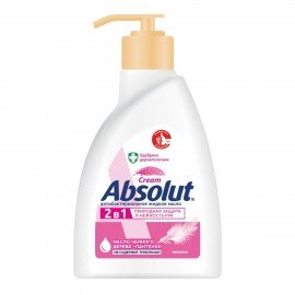 Мыло жидкое антибактериальное 250 мл ABSOLUT (Абсолют) "Нежное", дозатор, не содержит триклозан, 5061, 5007, 5061