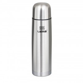 Термос LAIMA классический с узким горлом, 0,5 л, нержавеющая сталь, 601412
