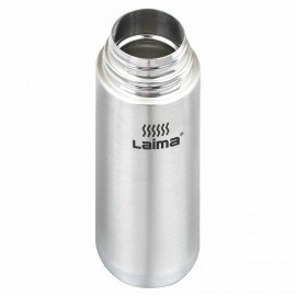 Термос LAIMA классический с узким горлом, 1 л, нержавеющая сталь, 601414