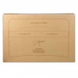 Диспенсер для покрытий на унитаз LAIMA PROFESSIONAL CLASSIC (Система V1) 1/2 сложения, белый, ABS-пластик, 601429
