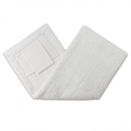 Насадка МОП плоская для швабры/держателя 42 см, уши/карманы (ТИП У/К), микрофибра, упаковка, LAIMA, 601479