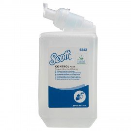 Картридж с пенным мылом одноразовый SCOTT "Control", 1 л, прозрачный, диспенсер 601541, АРТ. 6342
