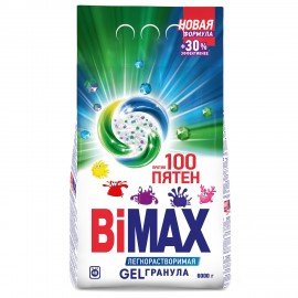 Стиральный порошок-автомат 6 кг, BIMAX "100 пятен" (Нэфис Косметикс), 506-1