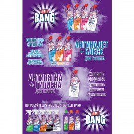 Средство для уборки туалета дезинфицирующее 450 мл, CILLIT BANG "Сила Цитруса"