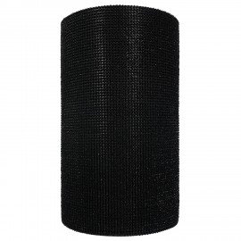 Коврик-дорожка грязезащитный "ТРАВКА", 0,9x15 м, толщина 9 мм, черный, В РУЛОНЕ, VORTEX, 24004