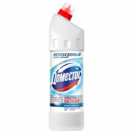 Средство для уборки туалета 1 л, DOMESTOS (Доместос) "Эксперт сила 7", "Ультра Белый"