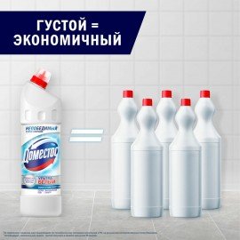 Средство для уборки туалета 1 л, DOMESTOS (Доместос) "Эксперт сила 7", "Ультра Белый"