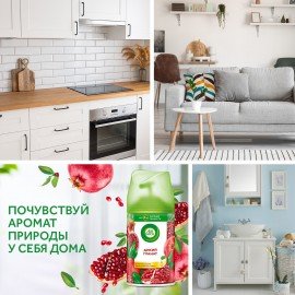 Сменный баллон 250 мл, AIRWICK "Дикий гранат", для автоматических освежителей, универсальный