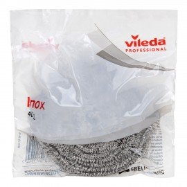 Губка металлическая VILEDA Professional "Инокс", для стойких загрязнений, нержавеющая сталь, вес 40 г, 100787