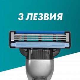 Сменные кассеты для бритья 8 шт., GILLETTE (Жиллет) "Mach3", для мужчин