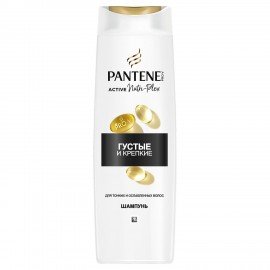 Шампунь 400 мл, PANTENE (Пантин) "Густые и крепкие", для тонких и ослабленных волос, PT-81471253