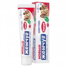 Зубная паста 50 мл, НОВЫЙ ЖЕМЧУГ "Кальций", комплексная защита от кариеса, 17112