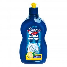 Средство для мытья посуды 500 мл, ЗОЛУШКА "Лимон", пуш-пул, 10520