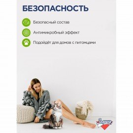 Средство для мытья пола 1 л, ЗОЛУШКА, с дезинфицирующим эффектом, М09-4