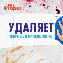 Средство для мытья пола и стен 1 л, MR.PROPER (Мистер Пропер), "Горный ручей и прохлада", MP-81519421