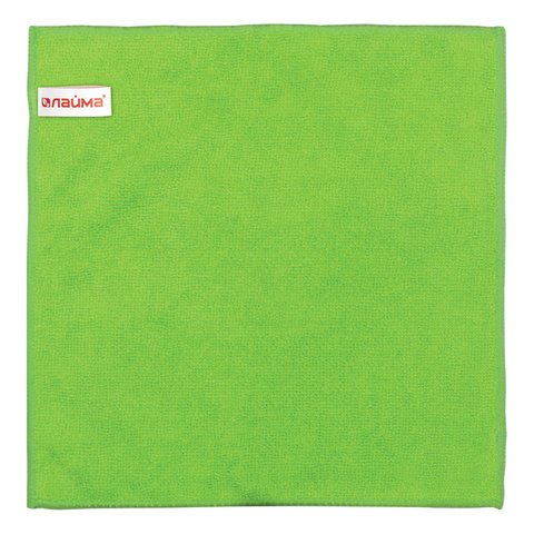 Салфетка универсальная, микрофибра, 30х30 см, зеленая, 220 г/м2, LAIMA, 603932