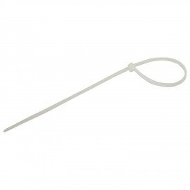 Хомуты (стяжки), нейлоновые, 3,6 мм х 250 мм, комплект 100 шт., белые, европодвес, 57-0250