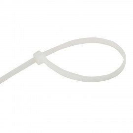 Хомуты (стяжки), нейлоновые, 3,6 мм х 250 мм, комплект 100 шт., белые, европодвес, 57-0250