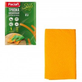 Тряпка для мытья пола, 50х60 см, микрофибра, 150 г/м2, PACLAN "Practi Microfiber", 163427