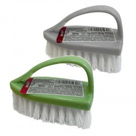 Щетка для одежды/обуви, средняя, 7,5х10,5х5 см, пластик, цвет ассорти, "Утюжок", YORK, 40020