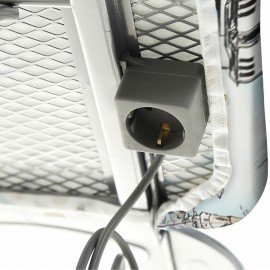 Гладильная доска 120х38 см, сетка, розетка, место под утюг, ассорти, "Gloria" DOGRULAR, 221703, 224703