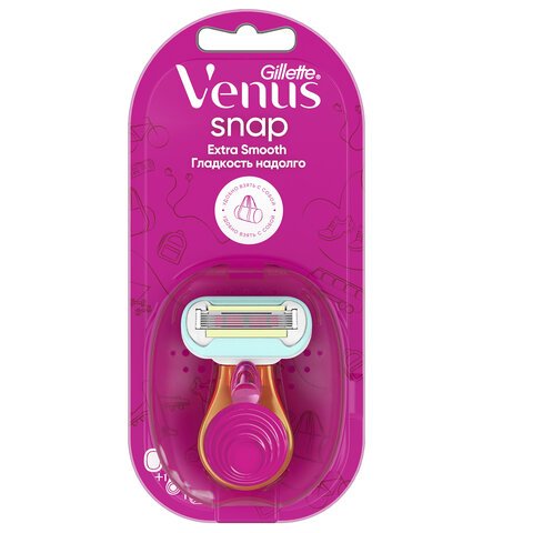 Бритва GILLETTE VENUS (Жиллет Винес) "Snap Embrace", с 1 сменной кассетой, для женщин, VNS-81570695