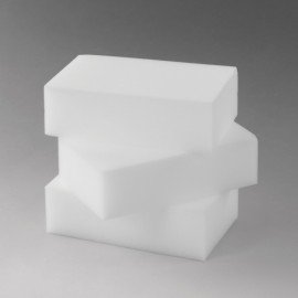 Губка-ластик МЕЛАМИНОВАЯ для удаления пятен, для чистки кухни, уборки, обуви, 10х6х3 см, КОМПЛЕКТ 3 шт., полибэг, LAIMA, 605035