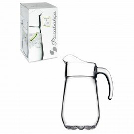 Кувшин прозрачный, объем 1370 мл, фактурное стекло, PASABAHCE "СИЛЬВАНА", фирменная подарочная упаковка, 43334