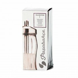 Сахарница с дозатором, объем 260 мл, PASABAHCE "Black&White", фирменная подарочная упаковка, 80078