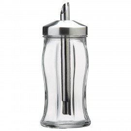 Сахарница с дозатором, объем 260 мл, PASABAHCE "Black&White", фирменная подарочная упаковка, 80078