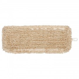 Насадка МОП плоская для швабры/держателя 40 см, уши/карманы (ТИП У/К), нашивной хлопок, LAIMA EXPERT, 605303