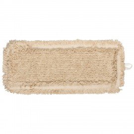 Насадка МОП плоская для швабры/держателя 40 см, уши/карманы (ТИП У/К), пробивной хлопок, LAIMA EXPERT, 605307