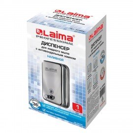 Дозатор для жидкого мыла LAIMA PROFESSIONAL INOX (гарантия 3 года), 1 л, нержавеющая сталь, матовый, 605395